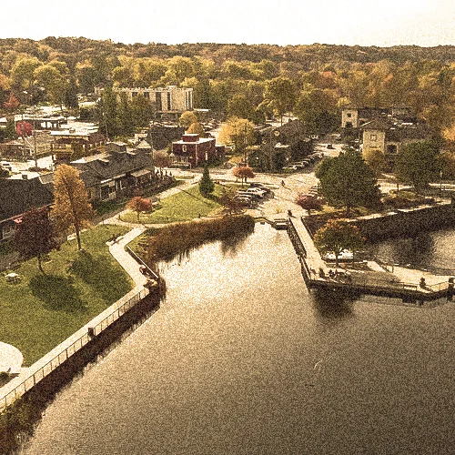 Rockford-Michigan-Rogue-River-Aerial-Sepia.webp