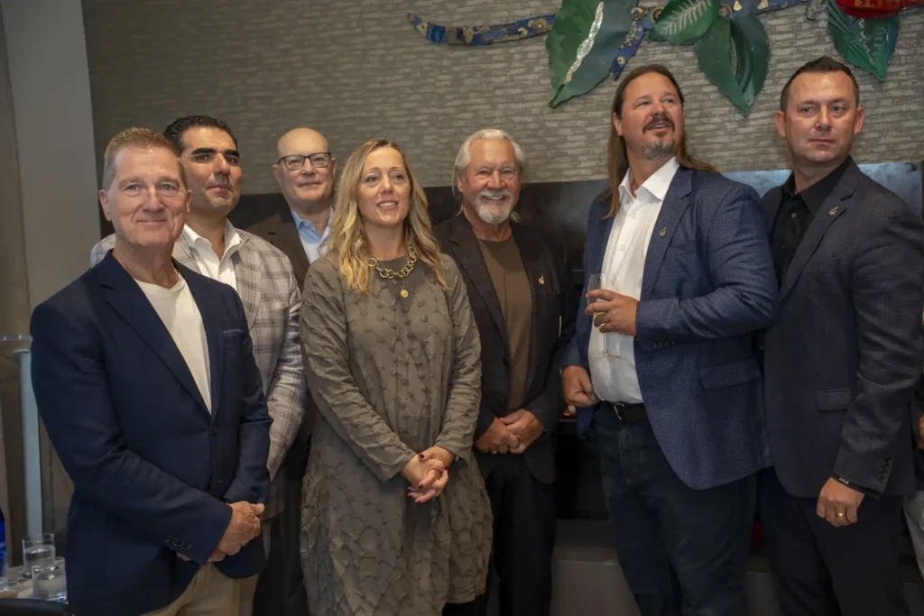 AHC Hospitality President, Richard Winn with group at Hotel Rose Grand Opening